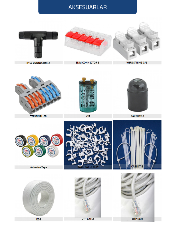 Turkiye, Electric and Electronic, Electrical Supplies – Instrument, General - Electric and Electronic, Lighting Systems – Bulbs